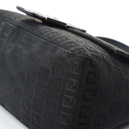 Fendi Zucchino Forever Mama Baguette Black 10 of 14
