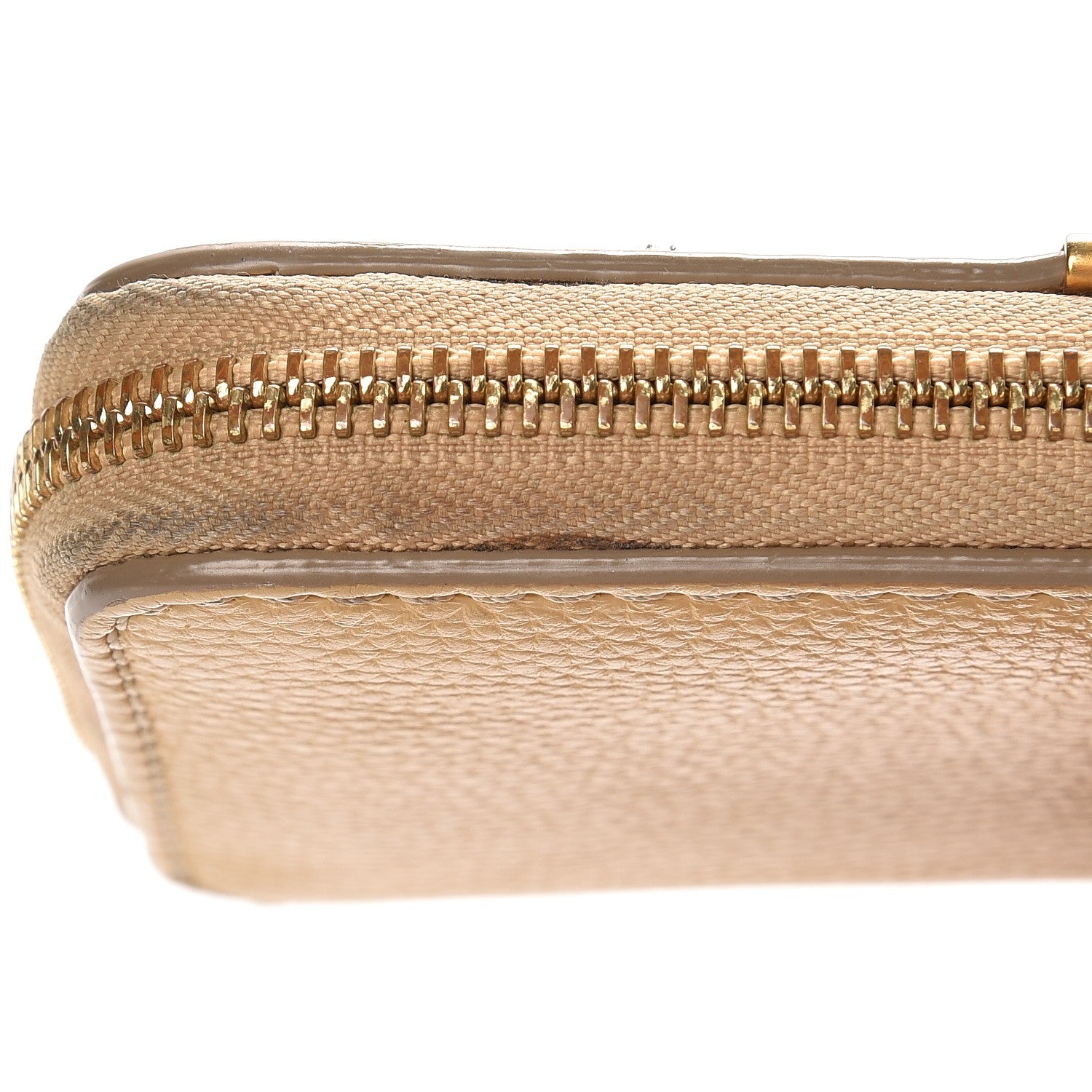 Chloe Grained Calfskin Marcie Long Zip Around Wallet Beige 11 of 11