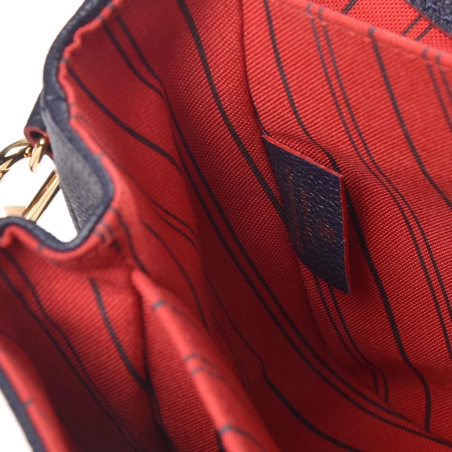 Louis Vuitton Empreinte Pochette Metis Marine Rouge 8 of 9