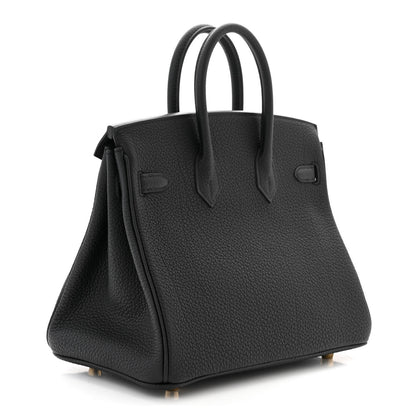 Hermes Togo Birkin 25 Black 3 of 11