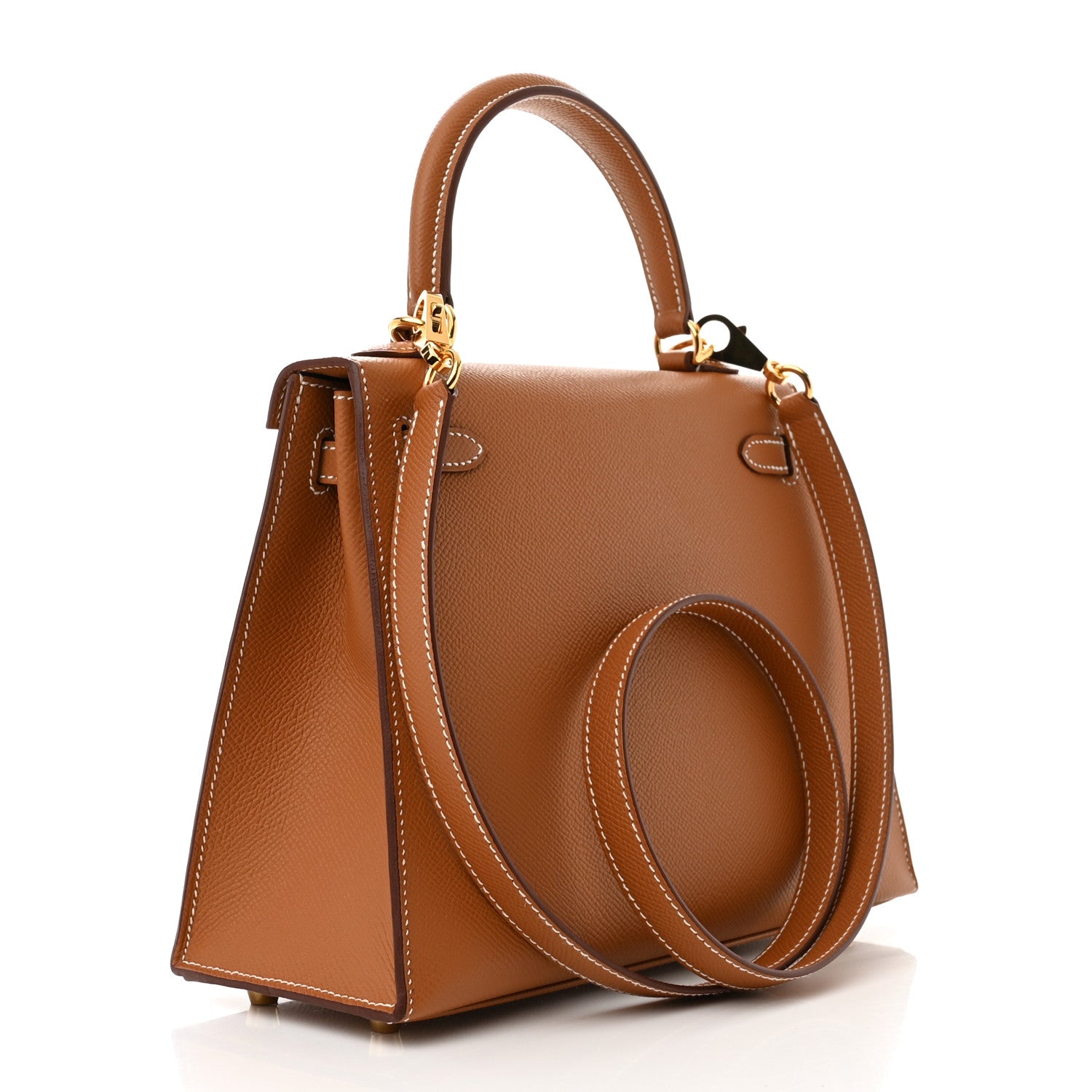 Hermes Epsom Kelly Sellier 25 Gold 3 of 11