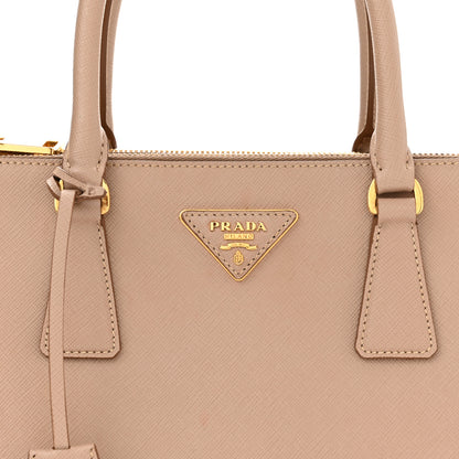Prada Saffiano Small Galleria Double Zip Tote Cammeo 7 of 11