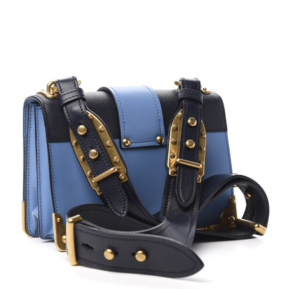 Prada City Calf Saffiano Cahier Bag Astrale Black 3 of 9