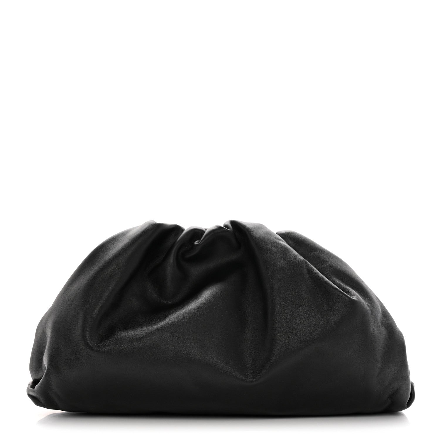 Bottega Veneta Smooth Butter Calf The Pouch Oversized Clutch Black 1 of 7