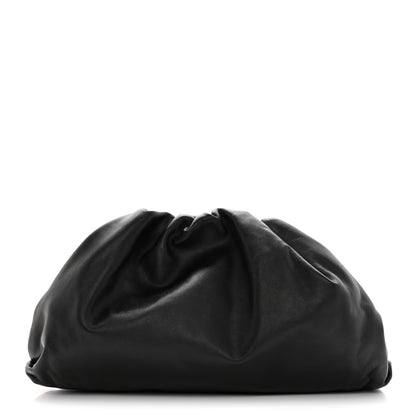 Bottega Veneta Smooth Butter Calf The Pouch Oversized Clutch Black 1 of 7