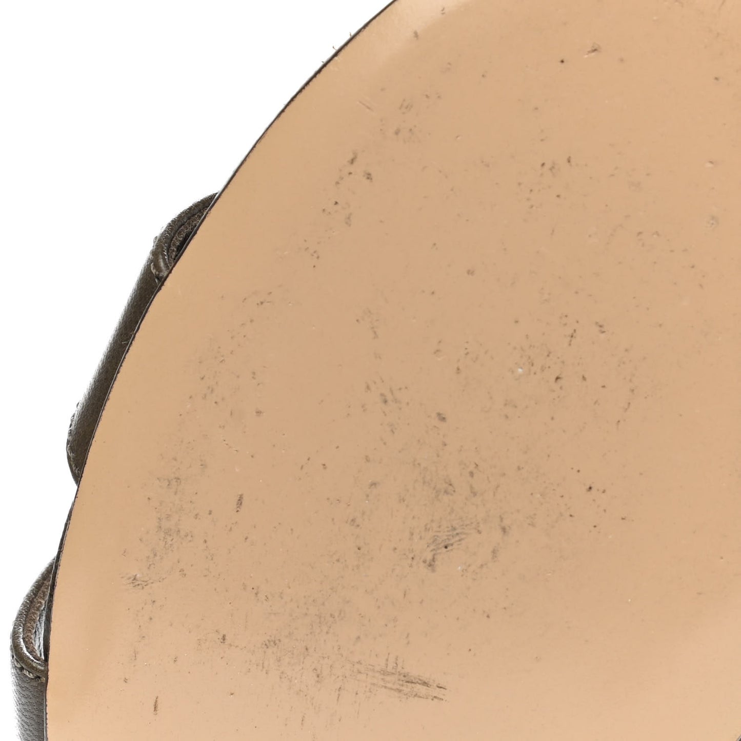 Calfskin Oasis Sandals 36 Tabac