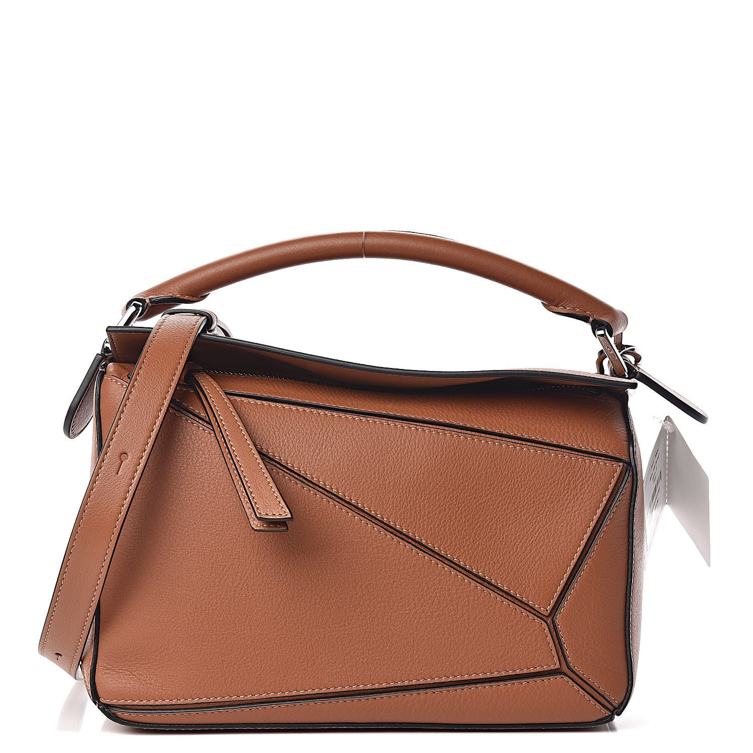 Loewe Calfskin Small Puzzle Bag Tan 1 of 11