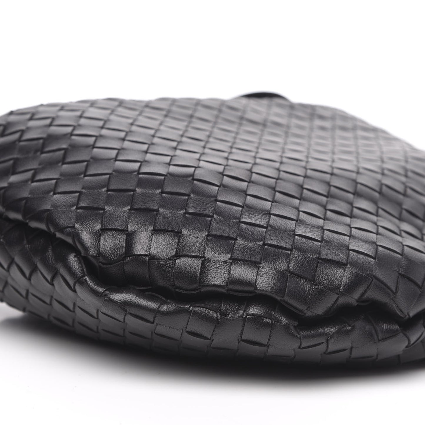 Nappa Intrecciato Small Bulb Black
