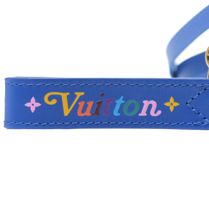Louis Vuitton Calfskin New Wave Camera Bag Bleu Neon 9 of 10