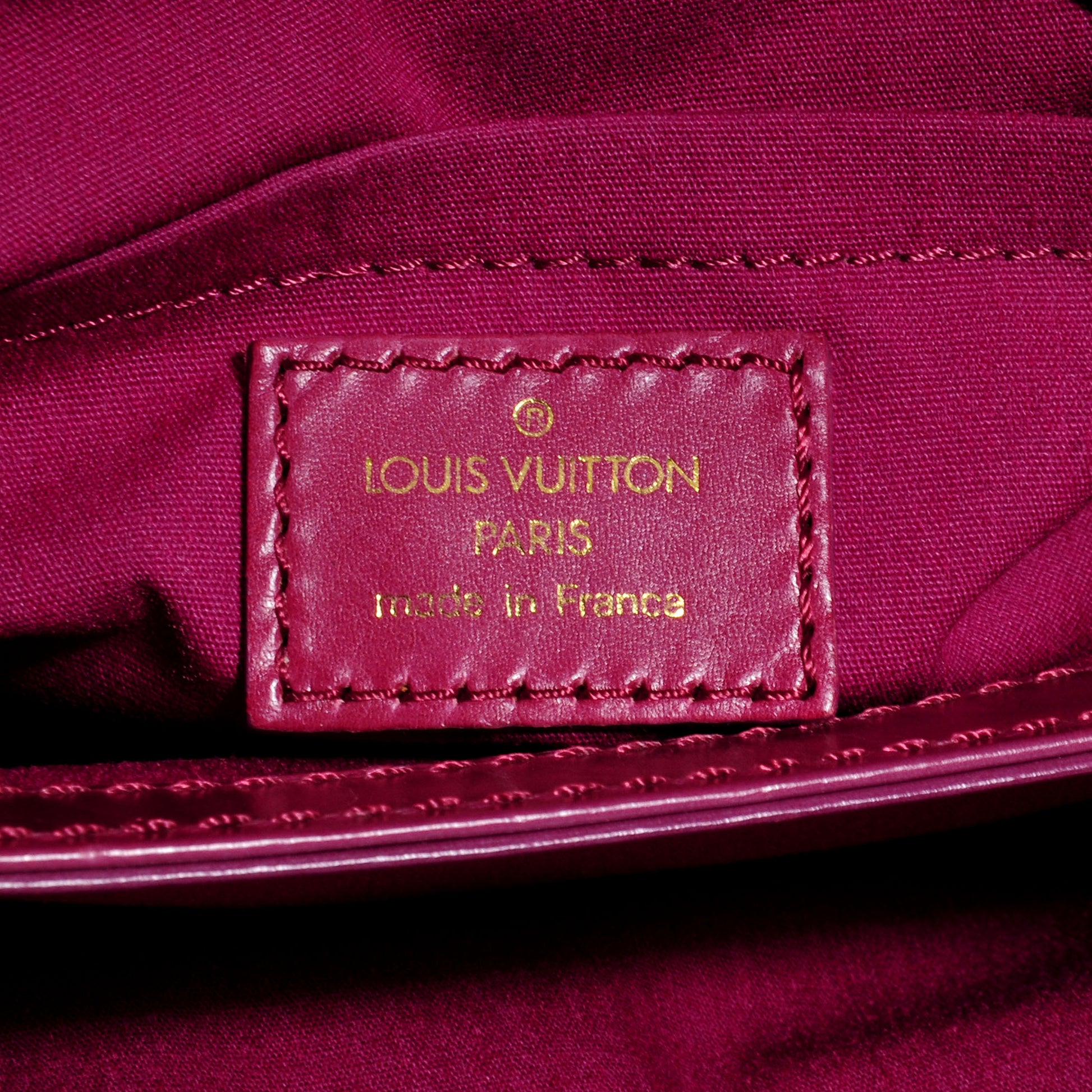 Louis Vuitton Monogram Denim Quilted Linda Fuchsia 6 of 7