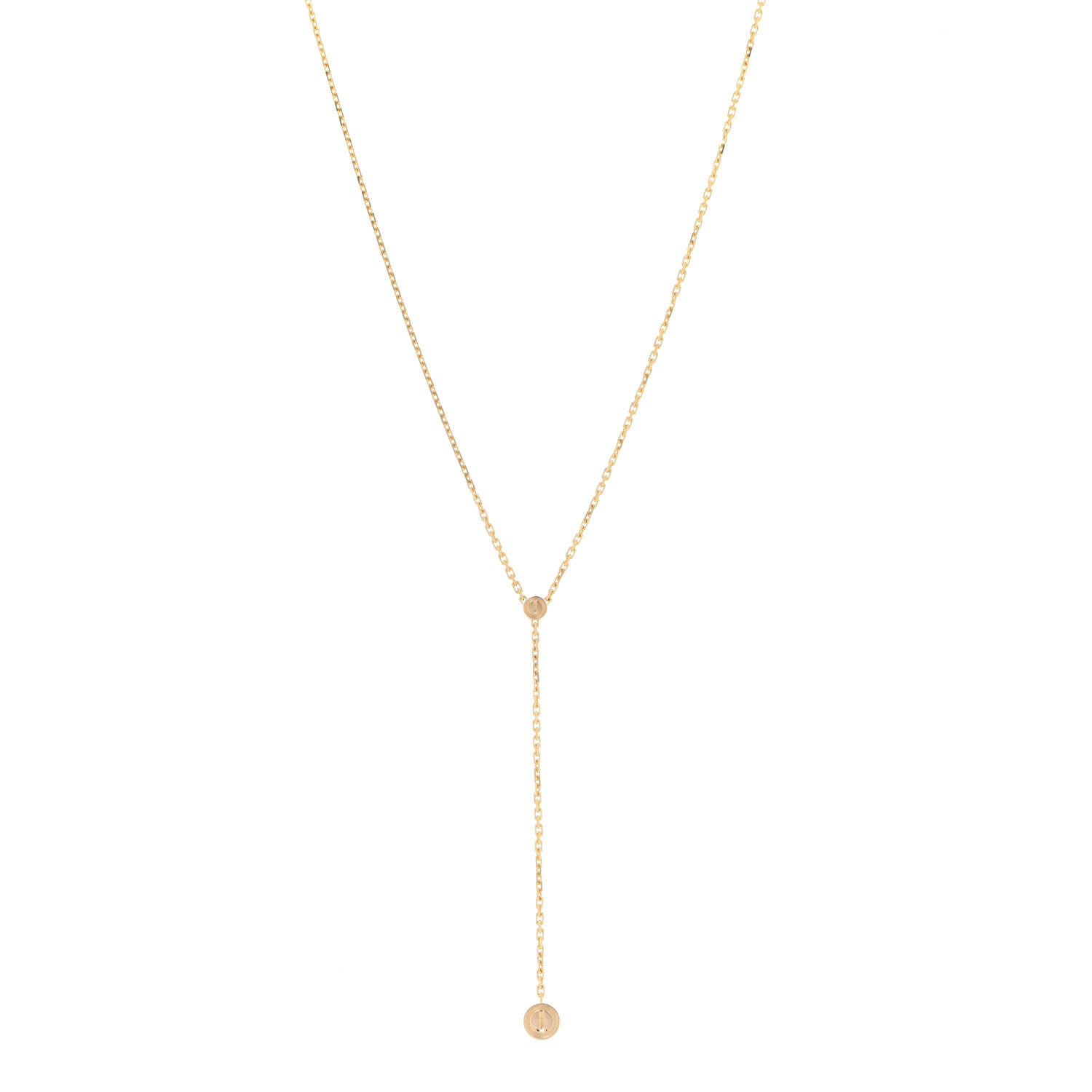 Cartier 18K Yellow Gold LOVE Drop Necklace 1 of 6
