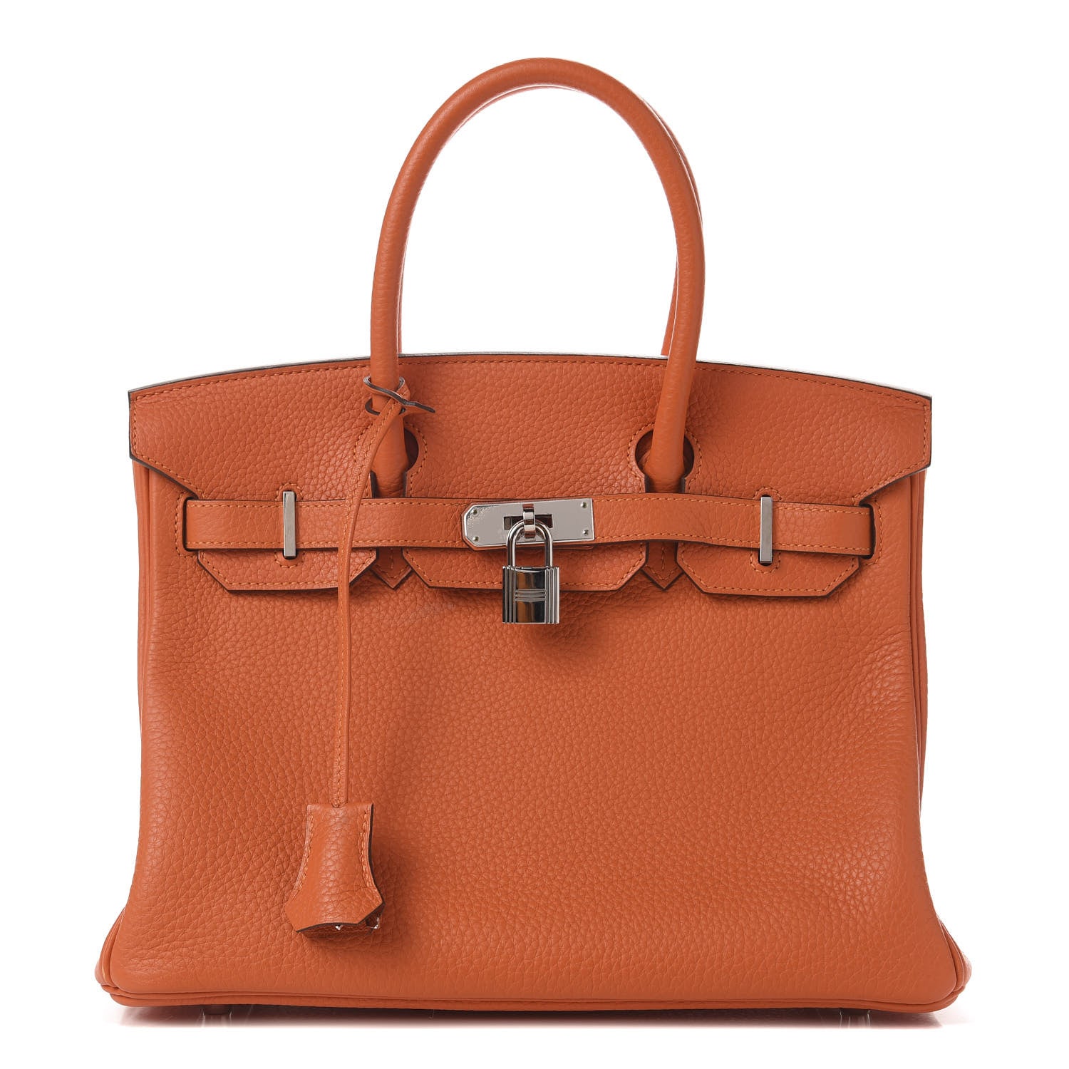 Hermes Taurillon Clemence Birkin 30 Feu 1 of 13