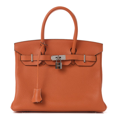 Hermes Taurillon Clemence Birkin 30 Feu 1 of 13