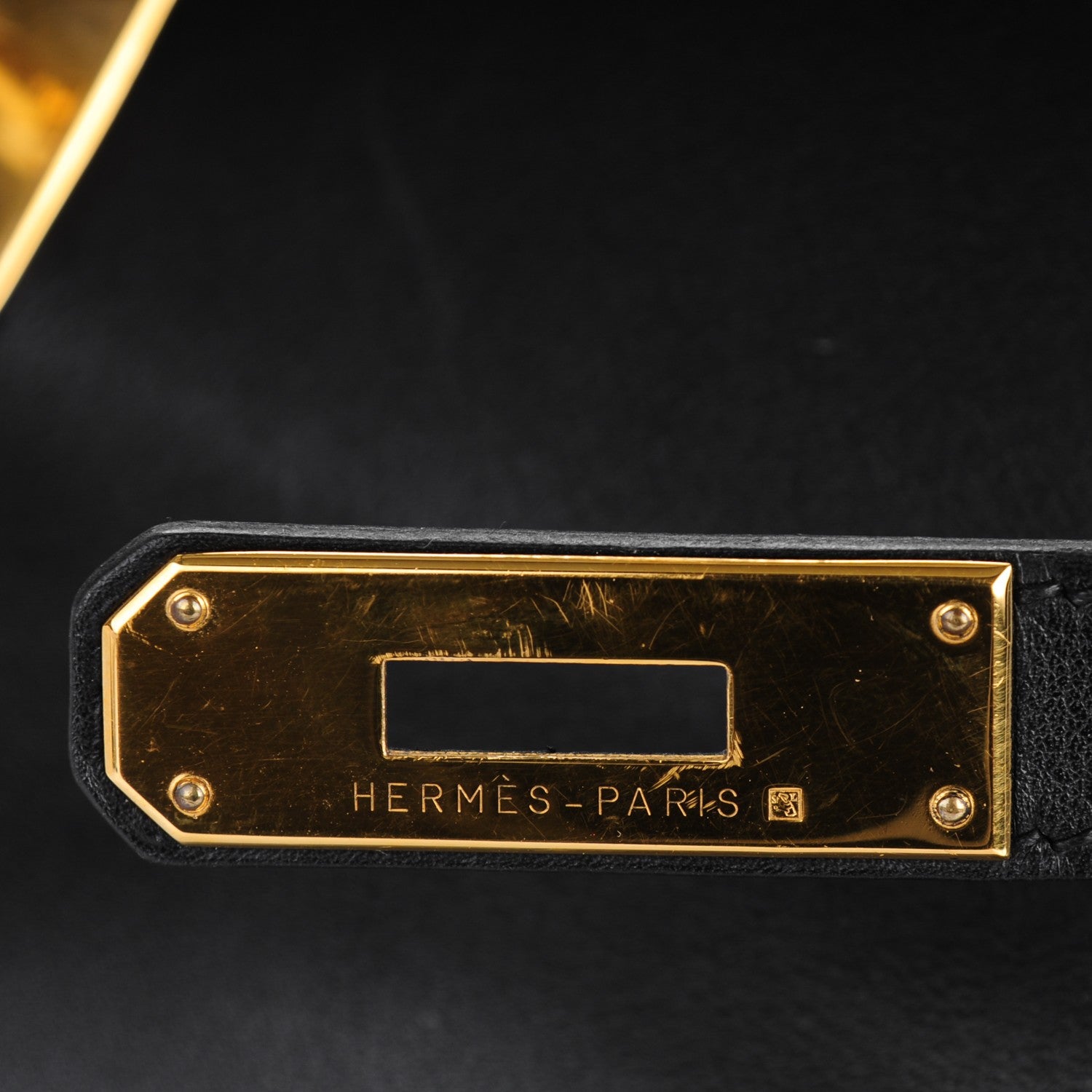Hermes Veau Gulliver Kelly 35 Retourne Black 8 of 23