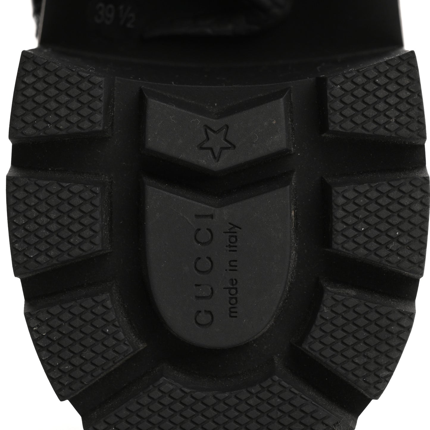 Magnum Calfskin Logo Ankle Boots 39.5 Black