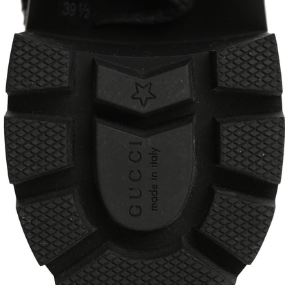 Gucci Magnum Calfskin Logo Ankle Boots 39.5 Black 8 of 9
