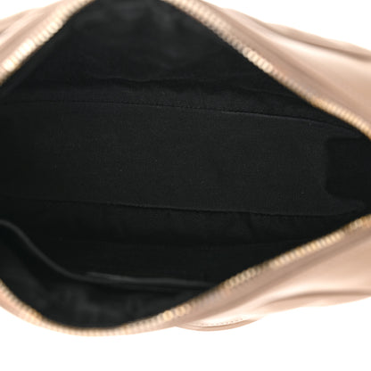 Saint Laurent Calfskin Matelasse Monogram Lou Camera Bag Taupe 5 of 13