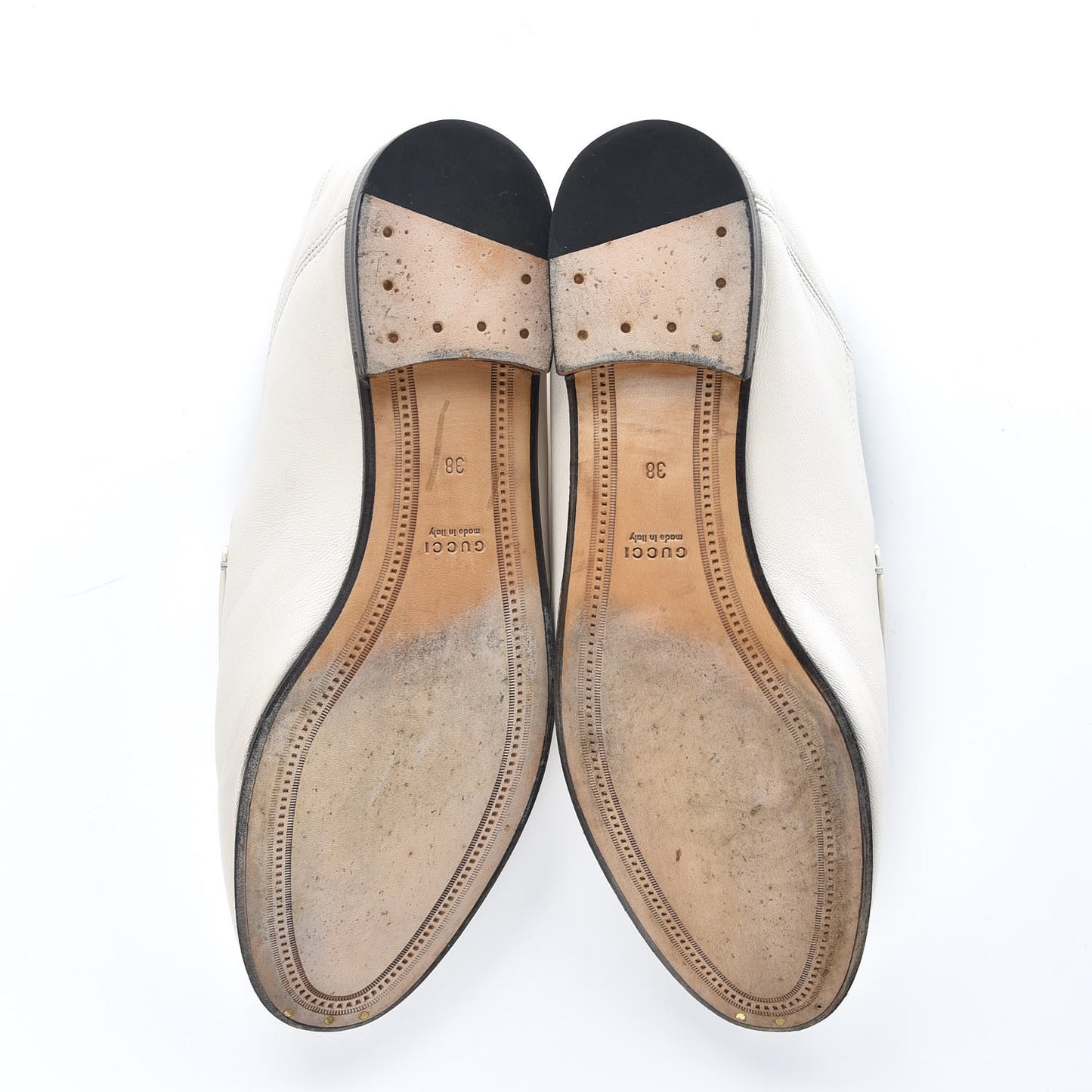 Lambskin Womens Brixton Horsebit Loafers 38 Mystic White