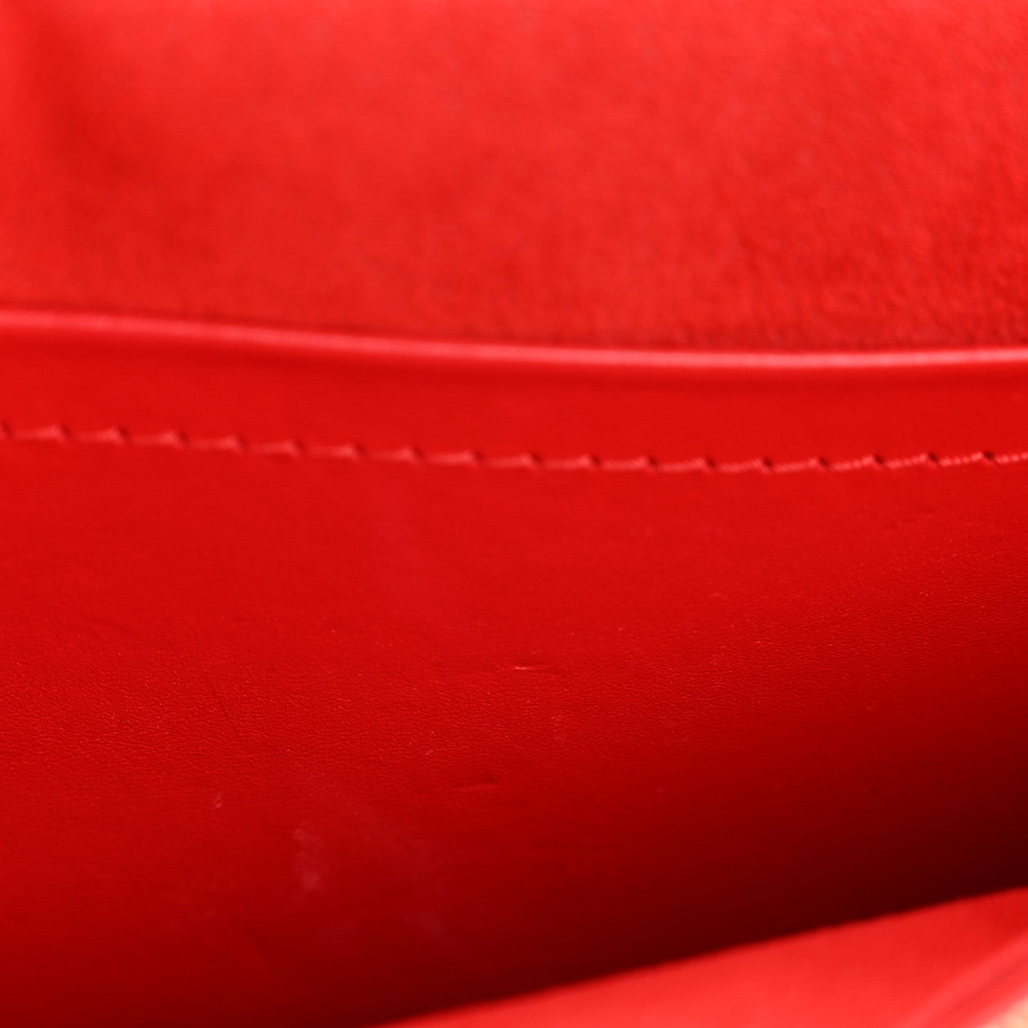 Louis Vuitton Calfskin Chain Louise MM Red 10 of 14