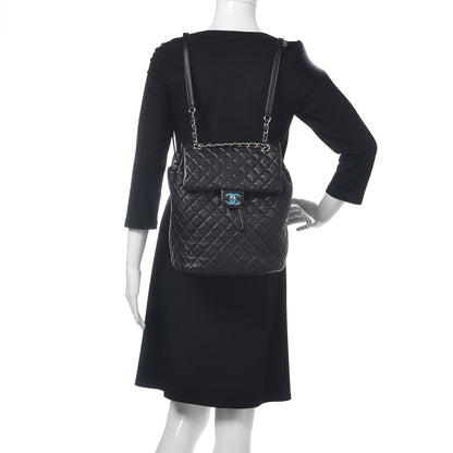Chanel Lambskin Quilted Large Urban Spirit Backpack Black 2 of 10