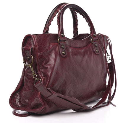 Balenciaga Agneau Classic Hardware City Bordeaux 3 of 12