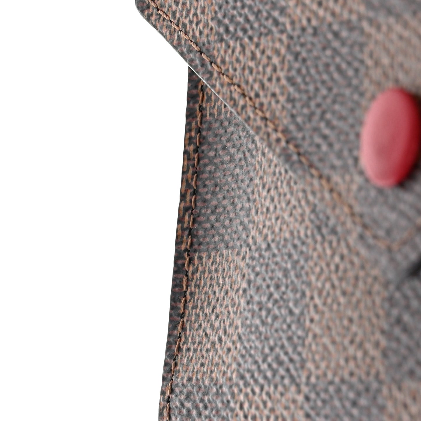 Damier Ebene Victorine Wallet Red