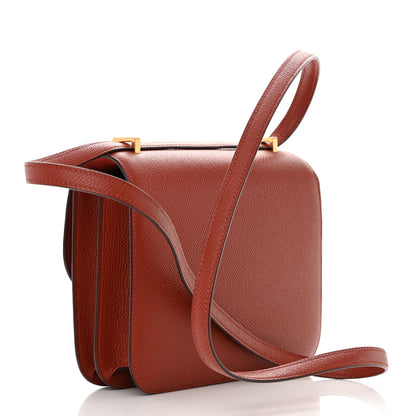 Hermes Epsom Constance 18 Rouge Venetian 4 of 15