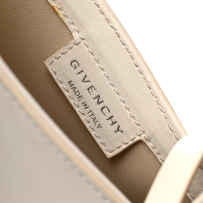 Givenchy Box Calfskin Mini Cut Out Shoulder Bag Ivory 7 of 16