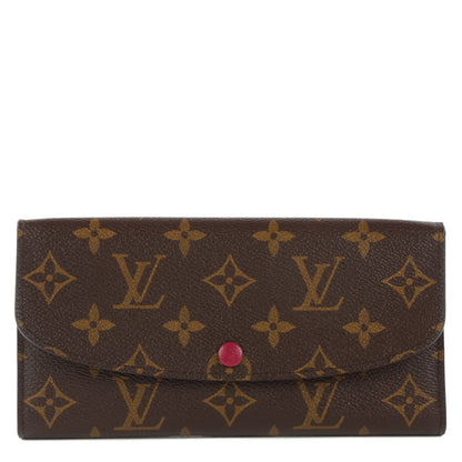 Louis Vuitton Monogram Emilie Wallet Fuchsia 1 of 7