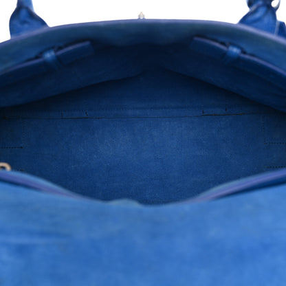Mulberry Shiny Goatskin Bayswater Cosmic Blue 5 of 18