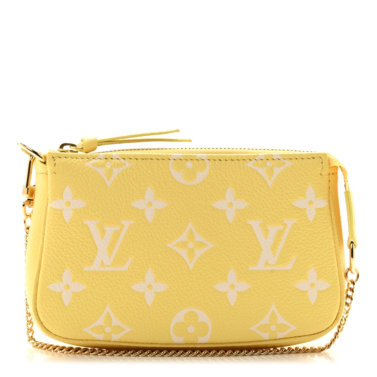 Empreinte Monogram Mini Pochette Accessories Lemon Curd Yellow