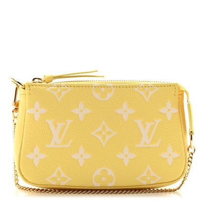 Louis Vuitton Empreinte Monogram Mini Pochette Accessories Lemon Curd Yellow 1 of 7