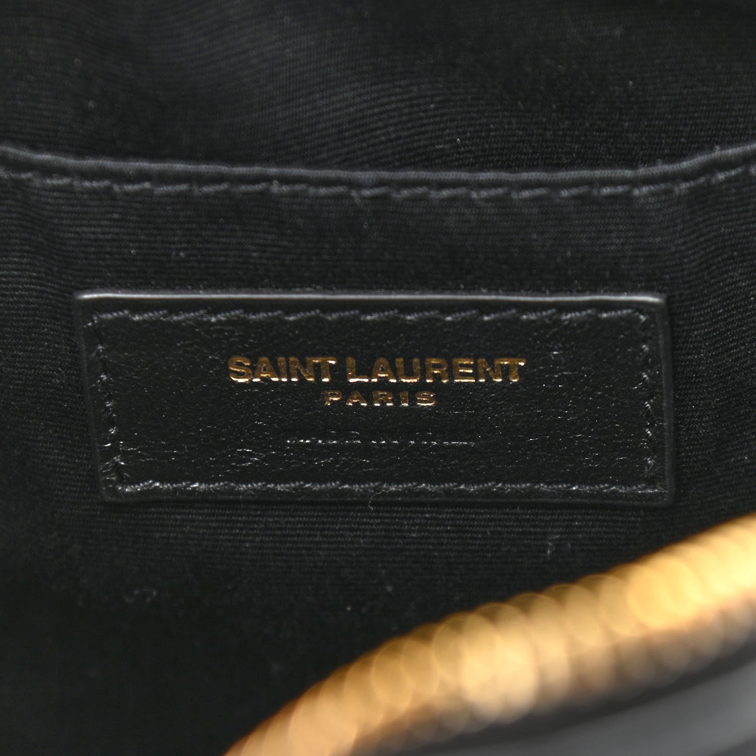Saint Laurent Calfskin Matelasse Monogram Lou Camera Bag Black 6 of 10