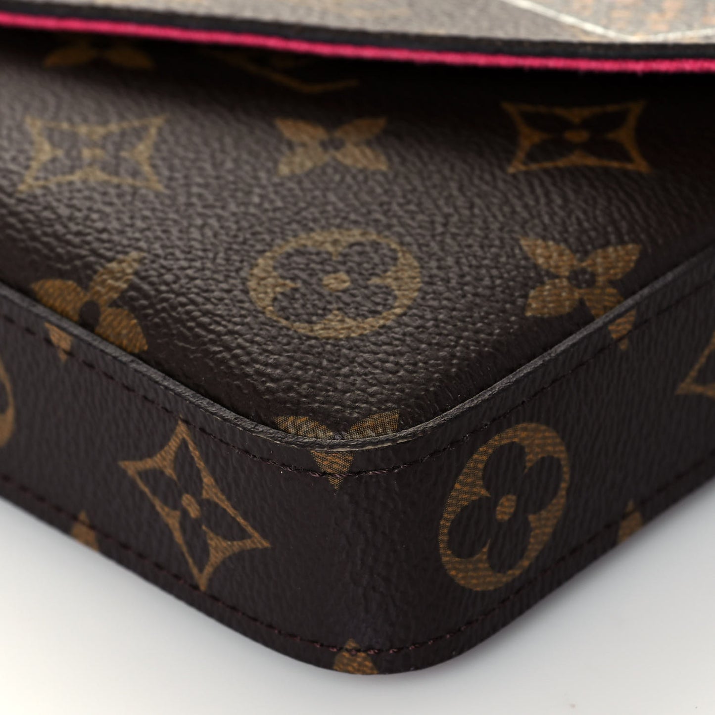 Monogram My LV World Tour Pochette Felicie Chain Wallet Hot Pink