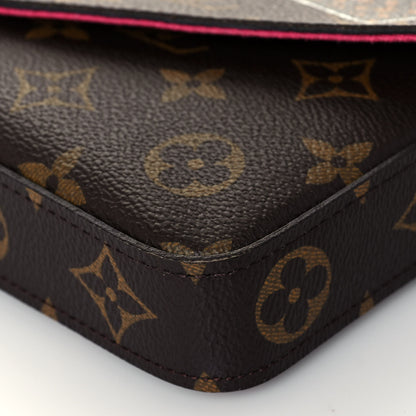Louis Vuitton Monogram My LV World Tour Pochette Felicie Chain Wallet Hot Pink 10 of 13