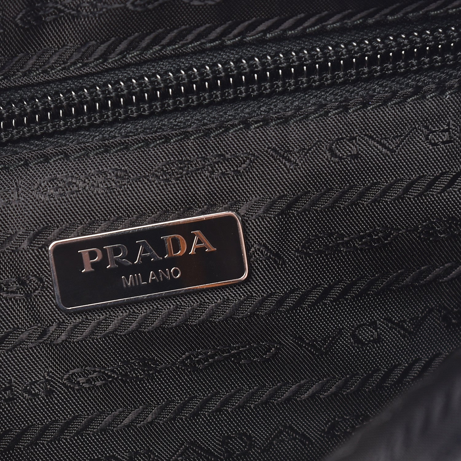 Prada Tessuto Nylon Clutch Wristlet Black 6 of 10