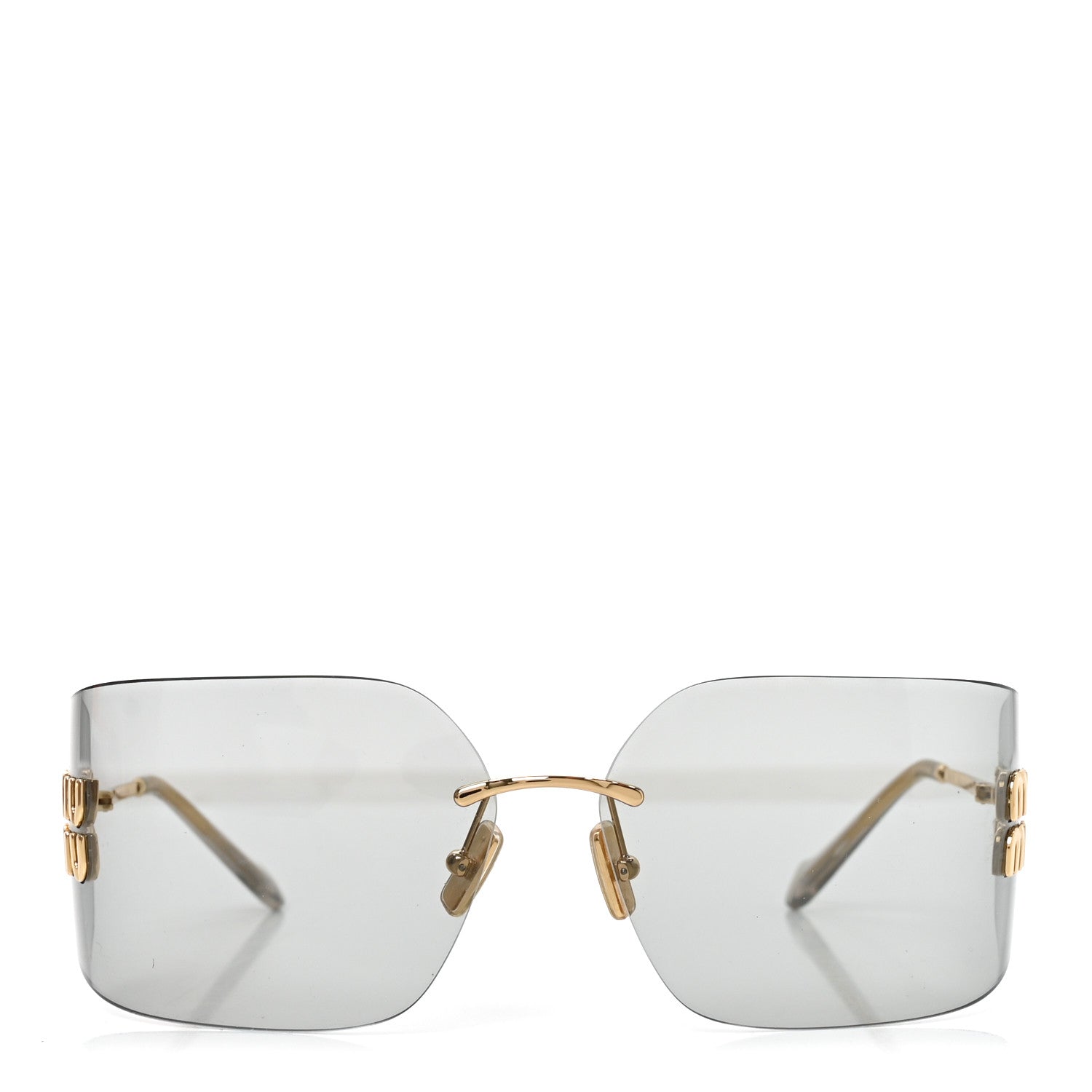 Miu Miu Metal Aube Sunglasses SMU54Y Light Gray 2 of 6