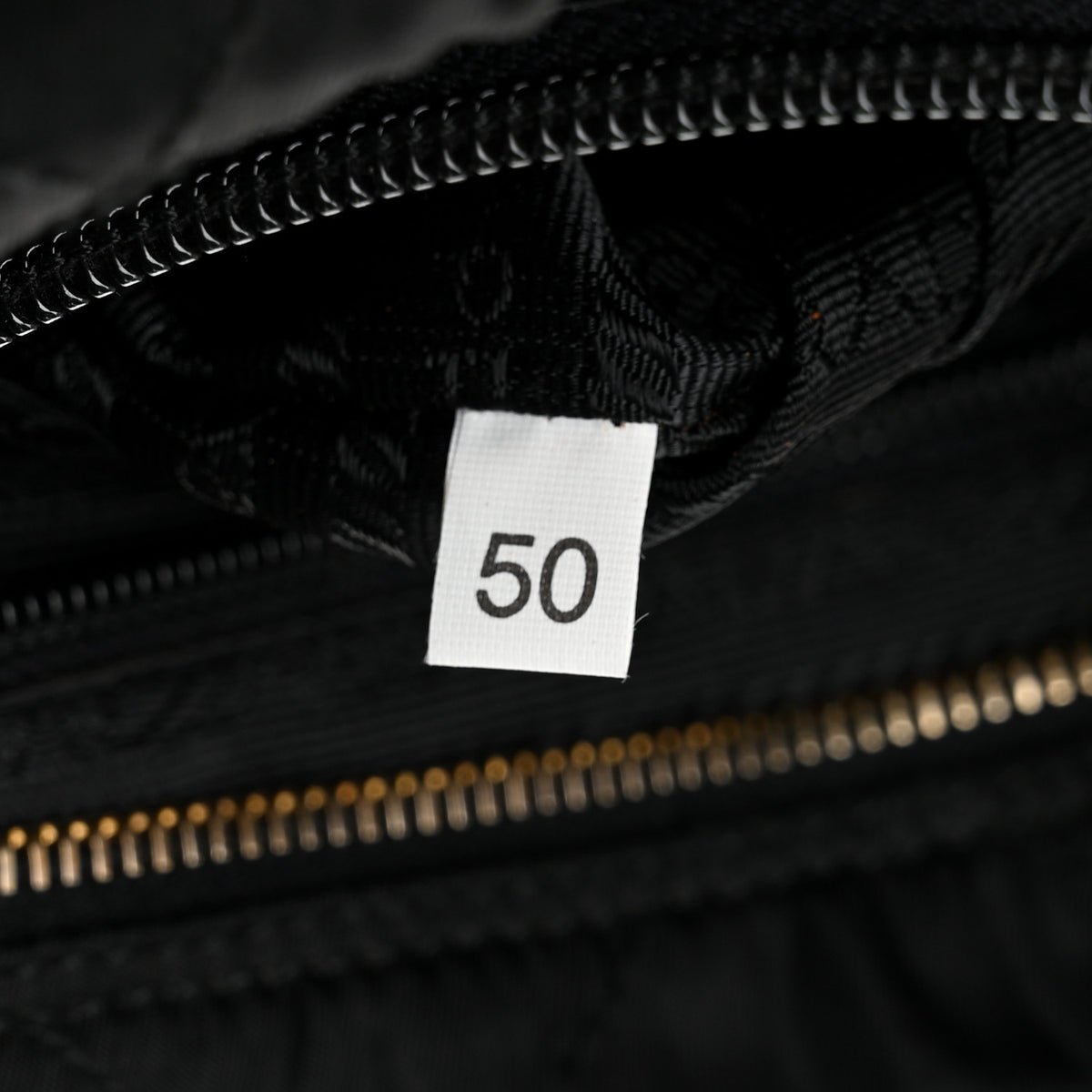 Nylon Tessuto Impuntu Quilted Tote Black