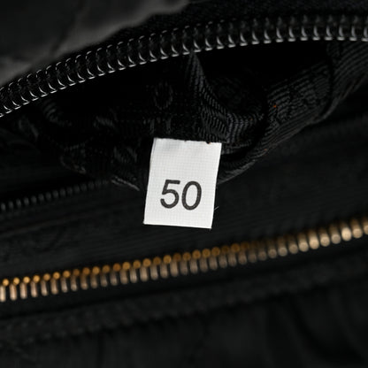 Prada Nylon Tessuto Impuntu Quilted Tote Black 7 of 10