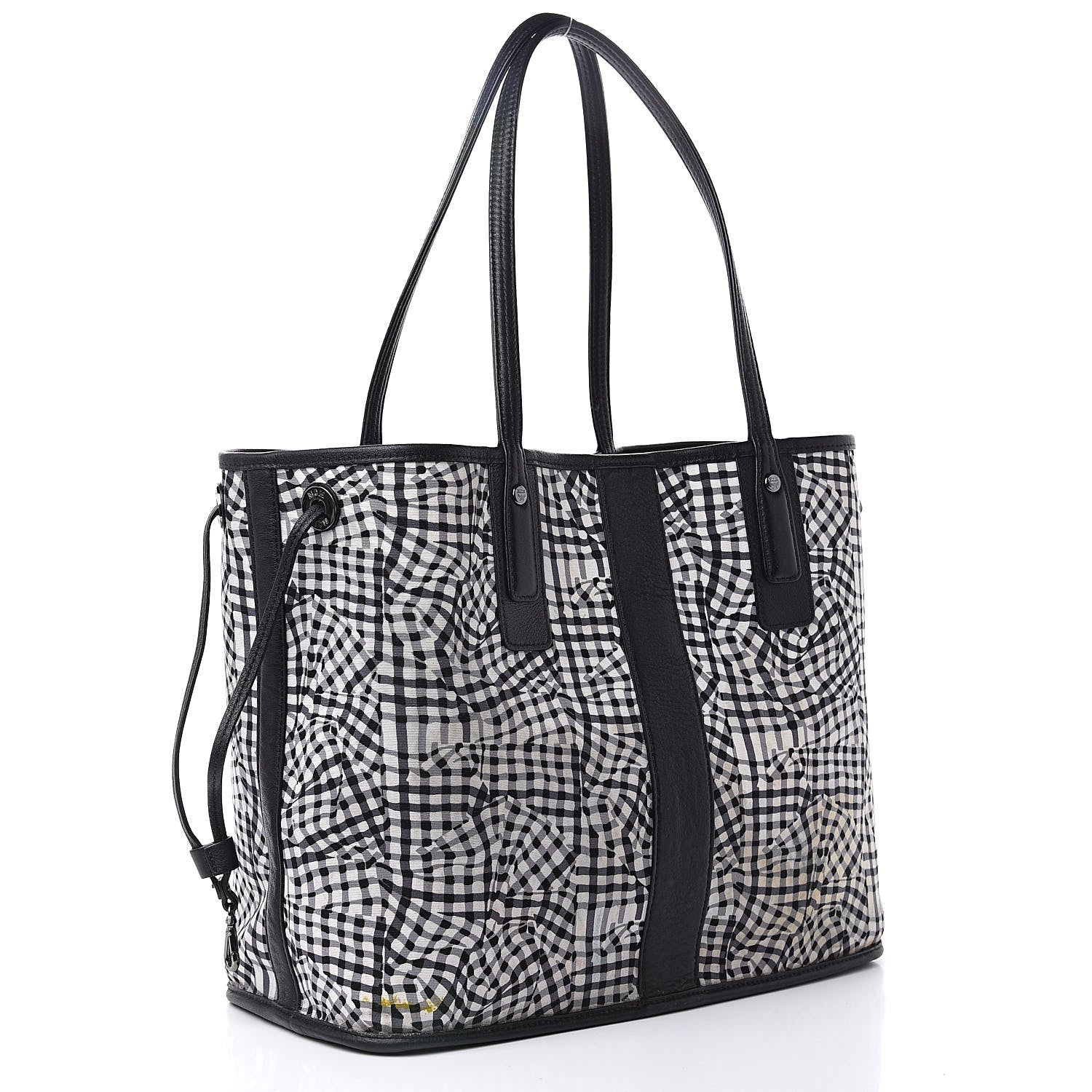 MCM Visetos Medium Liz Reversible Shopper Tote Black 5 of 21