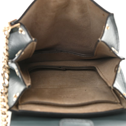 Chloe Suede Calfskin Mini Faye Bracelet Bag Cloudy Blue 5 of 10