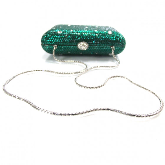 Swarovski Crystal Minaudiere Monet Green