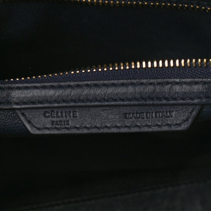 Celine Smooth Calfskin Mini Luggage Navy Blue 5 of 8