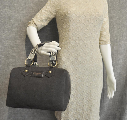 Saint Laurent Canvas Handbag Brown 2 of 9