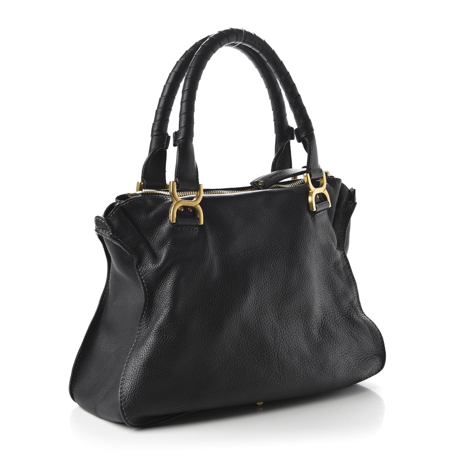 Chloe Calfskin Medium Marcie Satchel Black 4 of 17