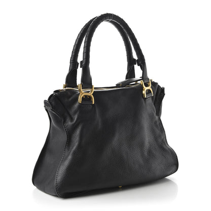 Chloe Calfskin Medium Marcie Satchel Black 4 of 17
