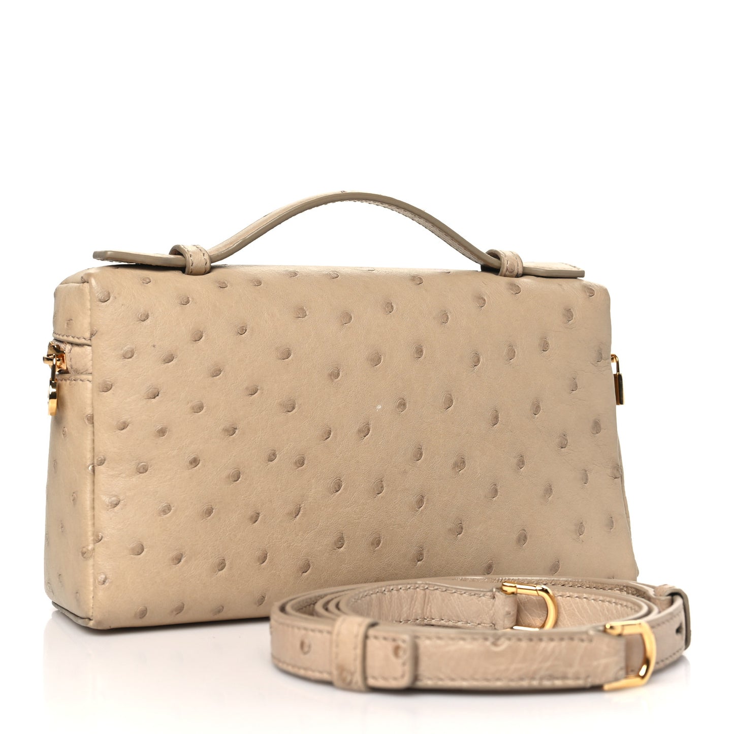 Ostrich L19 Extra Pocket Pouch Beige