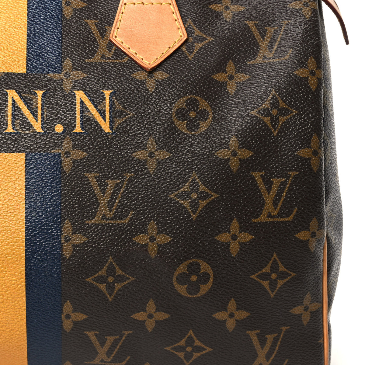 Monogram My LV Heritage Speedy 30 Yellow Blue Marine