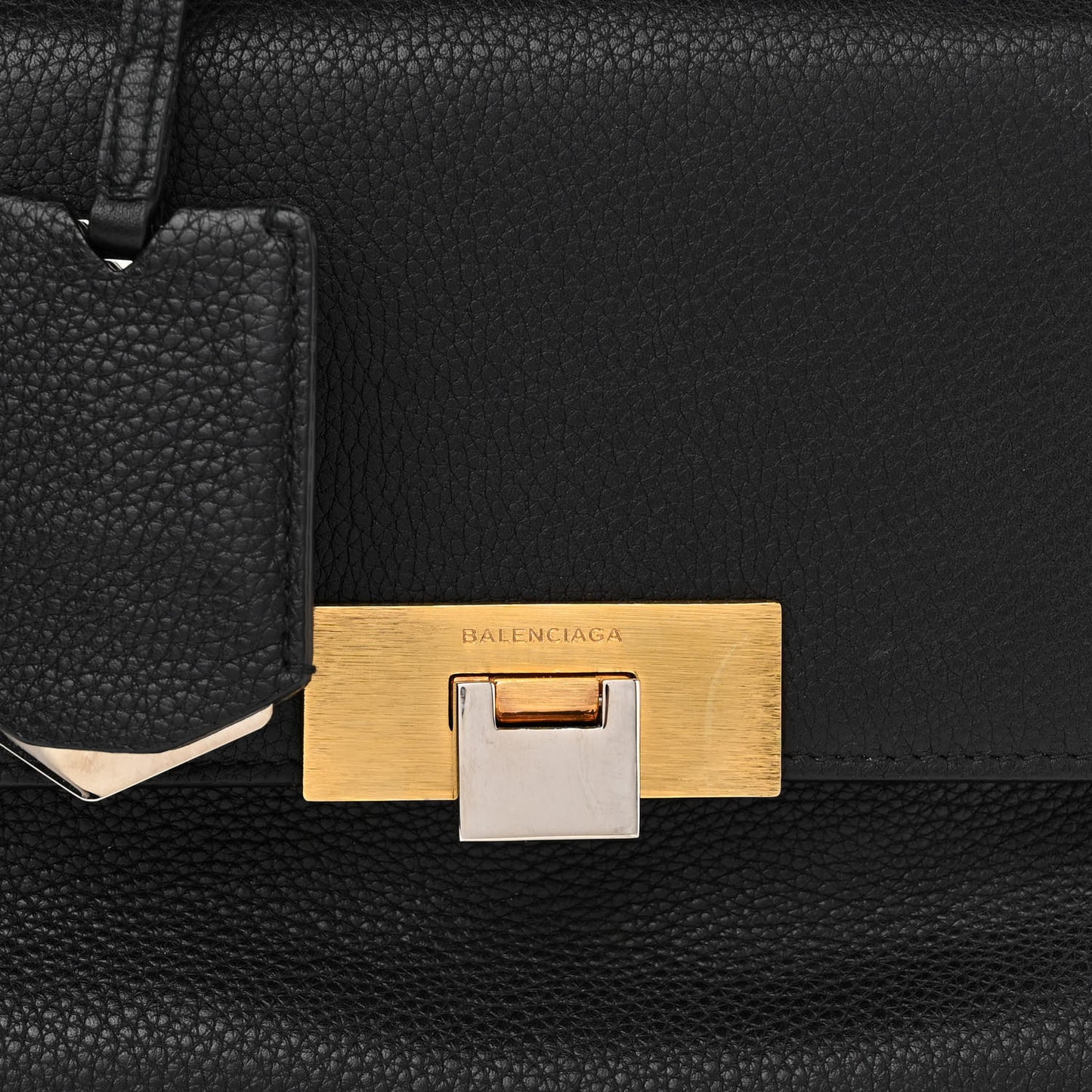 Grained Calfskin Le Dix Mini Soft Cartable Crossbody Black