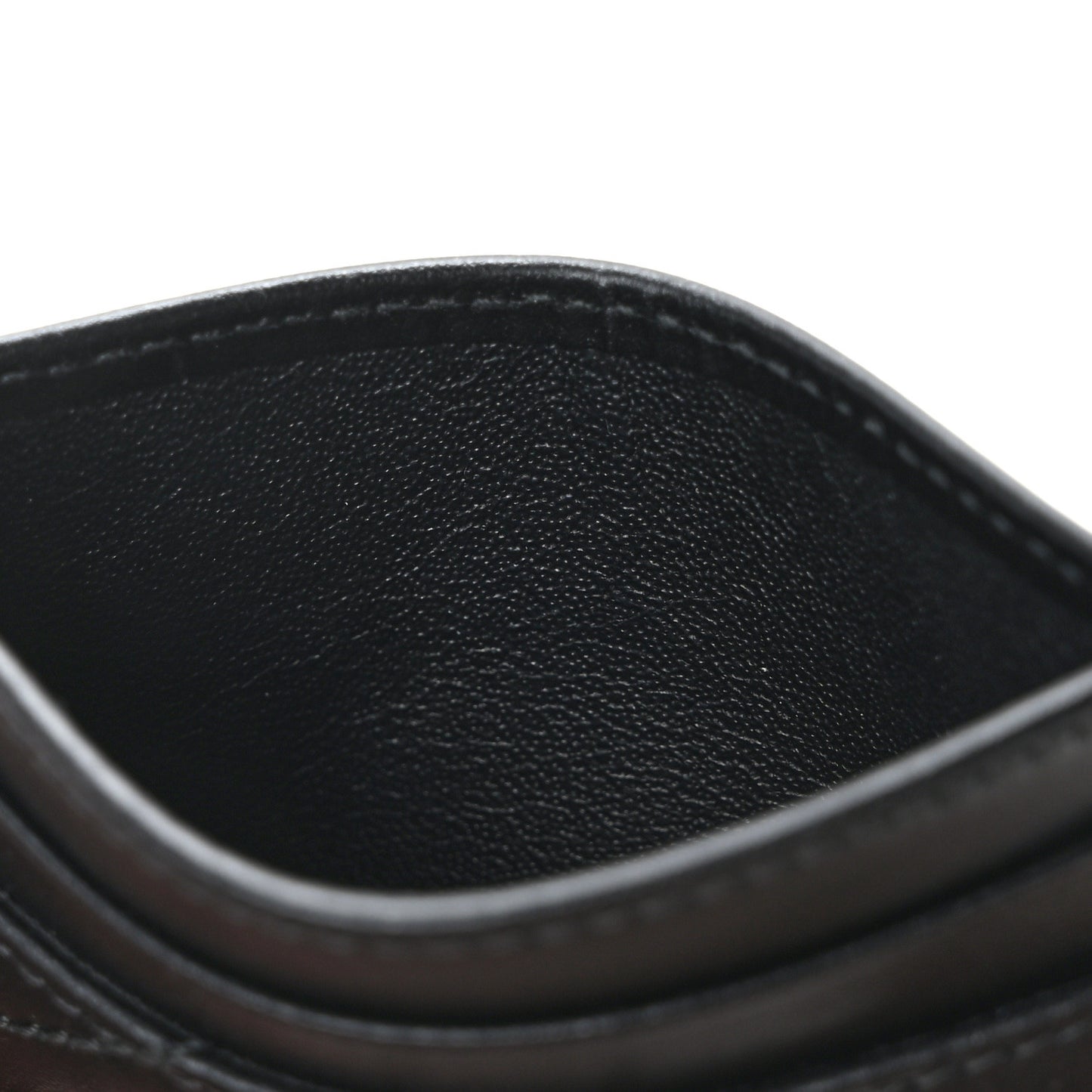 Calfskin Matelasse GG Marmont Card Holder Black